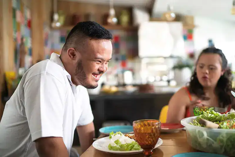 Empowering Weight Loss: A Comprehensive Guide for Individuals with Disabilities 2 Image of a disabled man and balance around nutrition to aid weight loss Southend-on-Sea