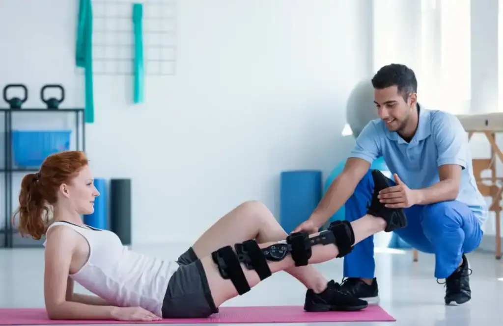 Debunking Meal Timing Myths: The Truth About Muscle Recovery 1 Woman having treatment to help muscle recovery Southend-on-Sea after an injury